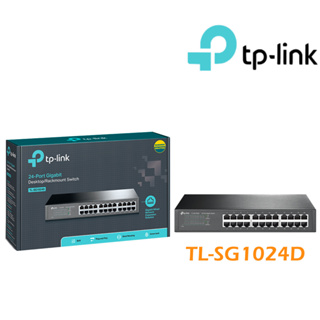 TP-LINK TL-SG1024D 24 埠 Gigabit 桌上型/機架裝載型交換器