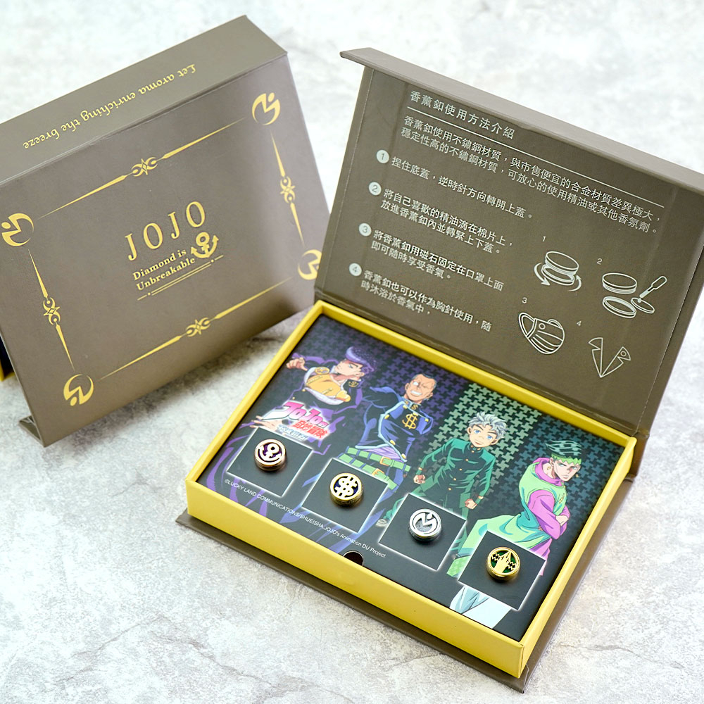 STORY故事銀飾-JoJo的奇妙冒險-口罩香氛釦-JOJO_Ⅲ