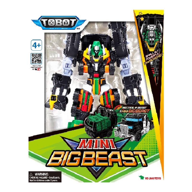 TOBOT 機器戰士 GD 宇宙奇兵 中型 MINI BIGBEAST 狂野蠻牛