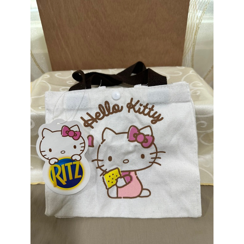 RITZ餅乾限定版Hello kitty手提袋