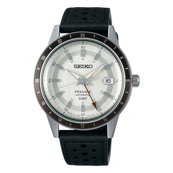 SEIKO 精工 Presage Style60’s系列GMT機械腕錶(4R34-00B0Z/SSK011J1)