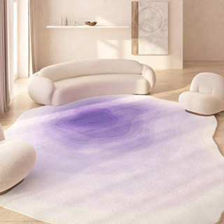 羊羔絨藝術毯不規則异形臥室地毯客廳沙發毯高級茶几床邊現代簡約HX