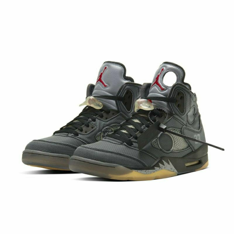 全新 OFF-WHITE X AIR JORDAN 5 CT8480-001 US8.5