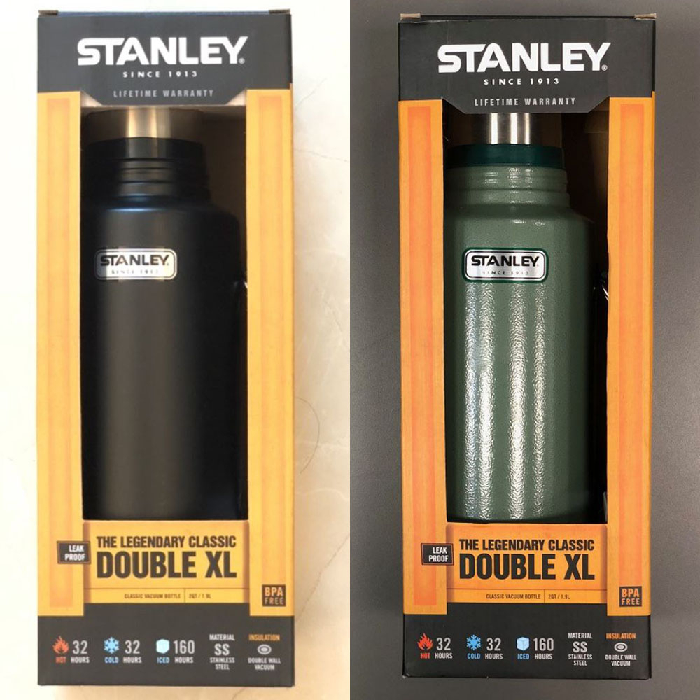 【現貨】 Stanley Double XL 不鏽鋼 雙層真空保溫瓶 1.9L ( 錘紋綠 / 1.9公升)