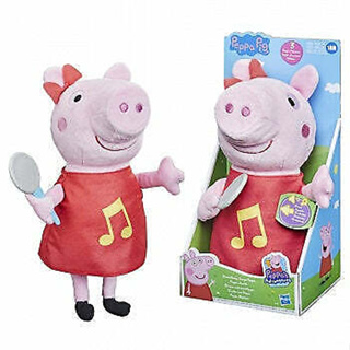 HASBRO 孩之寶 Peppa Pig 粉紅豬小妹 唱歌佩佩絨毛娃娃