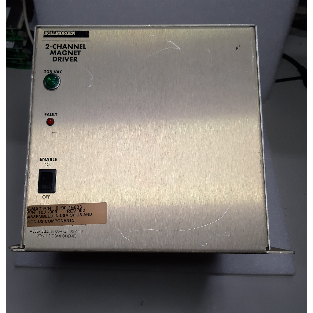 AMAT 0190-16633 Rev. 002 Kollmorgen 2-Channel Magnet Driver