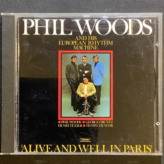 Phil Woods菲爾伍茲-Alive and Well in Paris生氣蓬勃在巴黎 舊版日本東芝版無ifpi