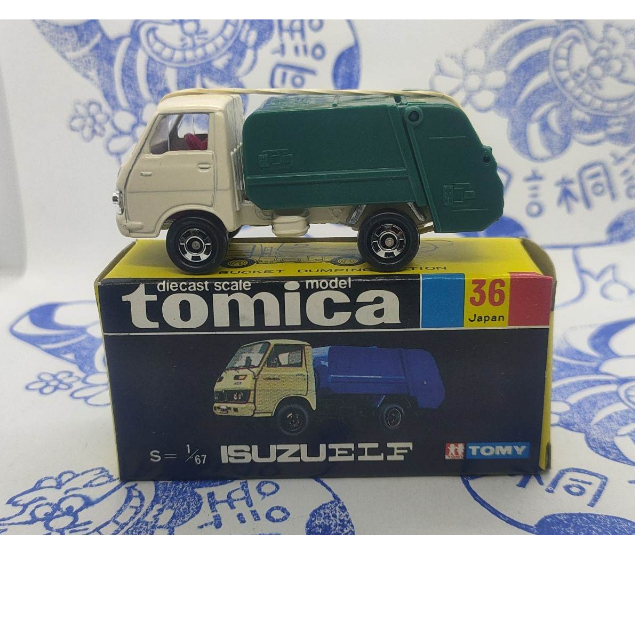 (現貨) Tomica 日本製 黑盒 36 Isuzu ELF 清掃車 垃圾車