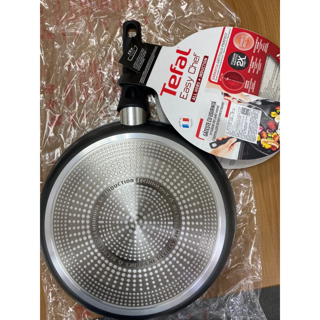 【Tefal 特福】法國特福全新鈦升級 左岸雅廚系列30CM不沾鍋平底鍋(電磁爐適用)