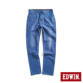 EDWIN 男款 JERSEYS迦績 超彈中直筒牛仔褲(中古藍)