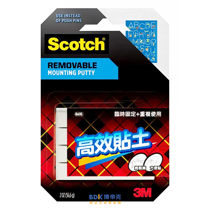 3M 台灣 Scotch 高效貼土 免釘黏土 860S