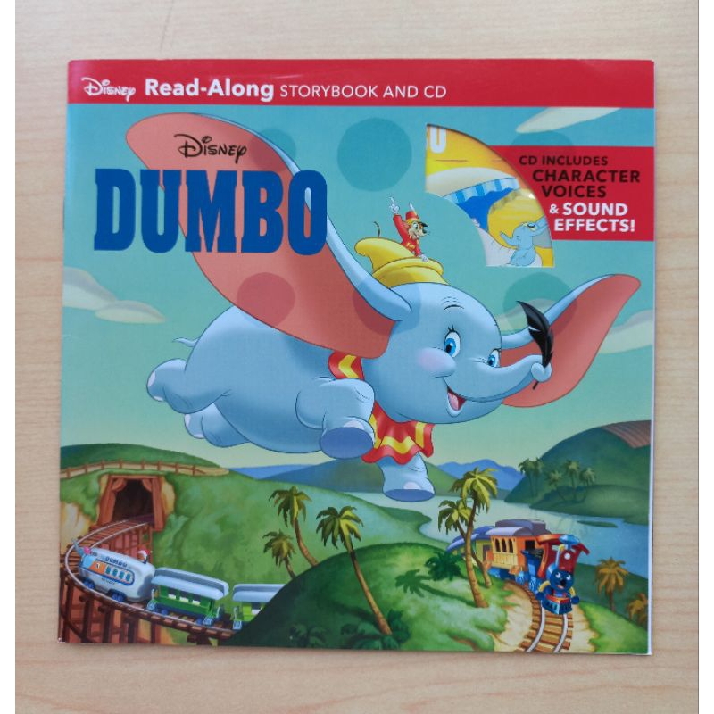 近新Disney Dumbo read-along storybook and CD小飛象有聲書