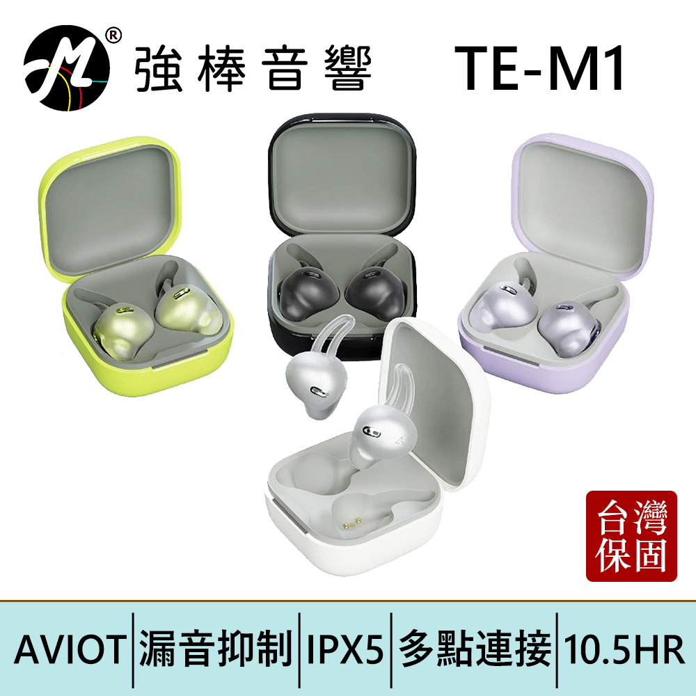 AVIOT TE-M1 真無線藍牙耳機 開放式耳機 台灣總代理保固 | 強棒電子