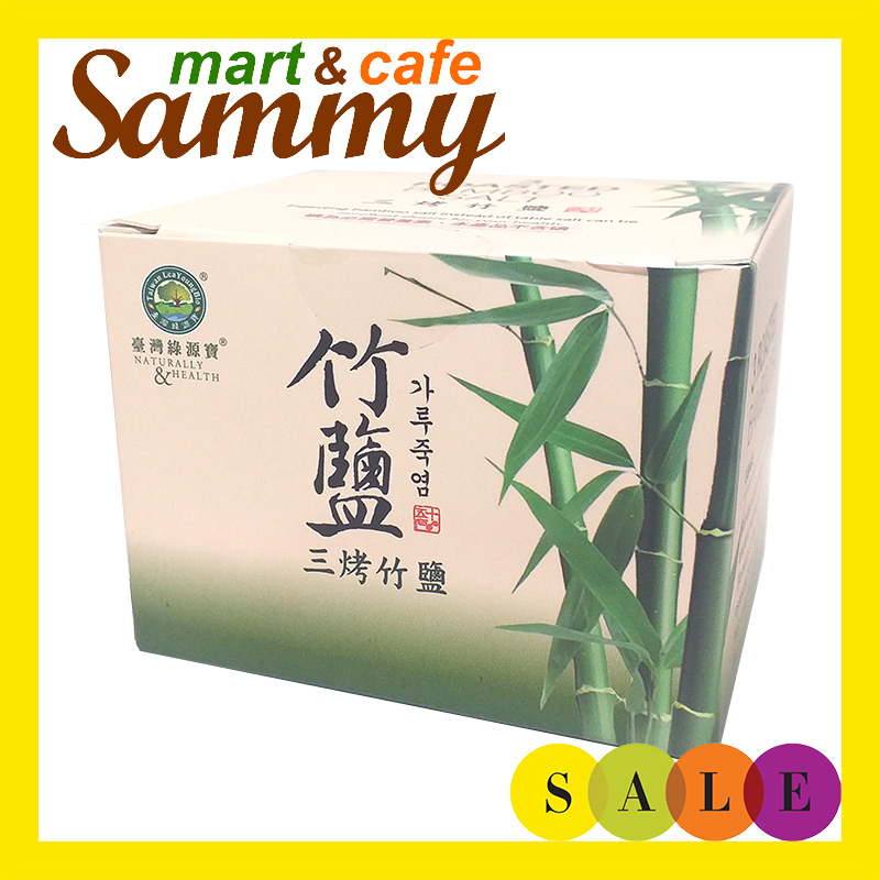 《Sammy mart》台灣綠源寶韓國三烤竹鹽(110g)/