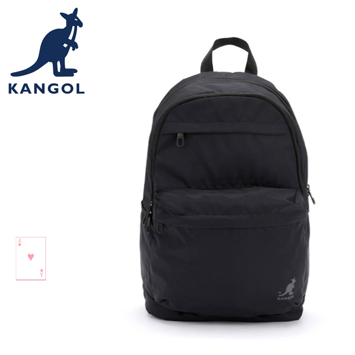 【紅心包包館】KANGOL 英國袋鼠 後背包 63258742 黑色 中綠 中卡其