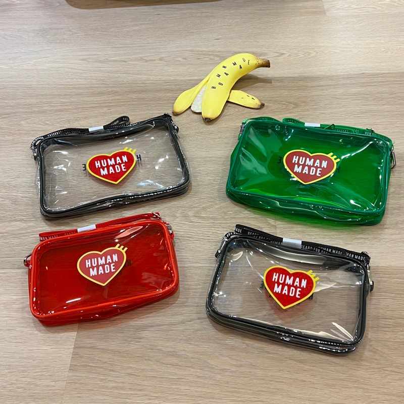 HUMAN MADE PVC POUCH 透明斜背包