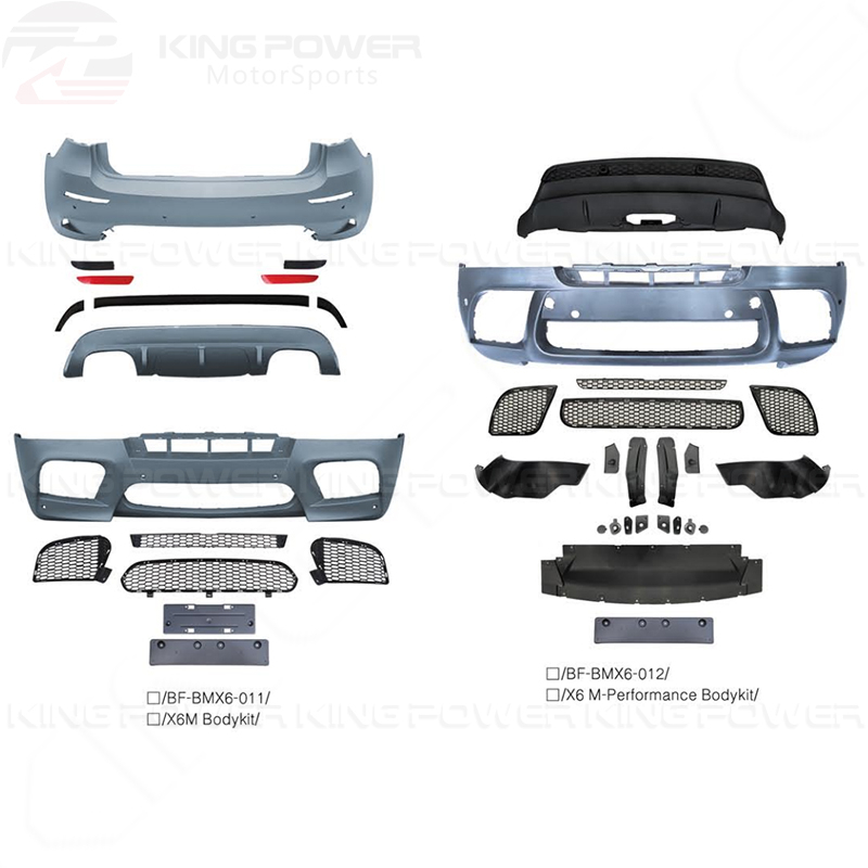 KP擎利國際 BMW X6 E71 F16 全車套件 前後保桿 側裙 前下巴 後下巴 後包角 尾翼 專業安裝 歡迎洽詢