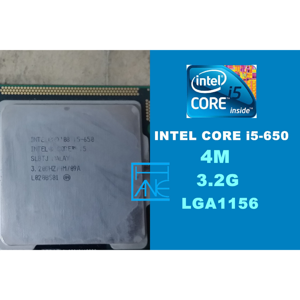 【 大胖電腦 】Intel I5-650 CPU/1156腳位/4M/3.2G/ 良品 保固30天/實體店面/可面交