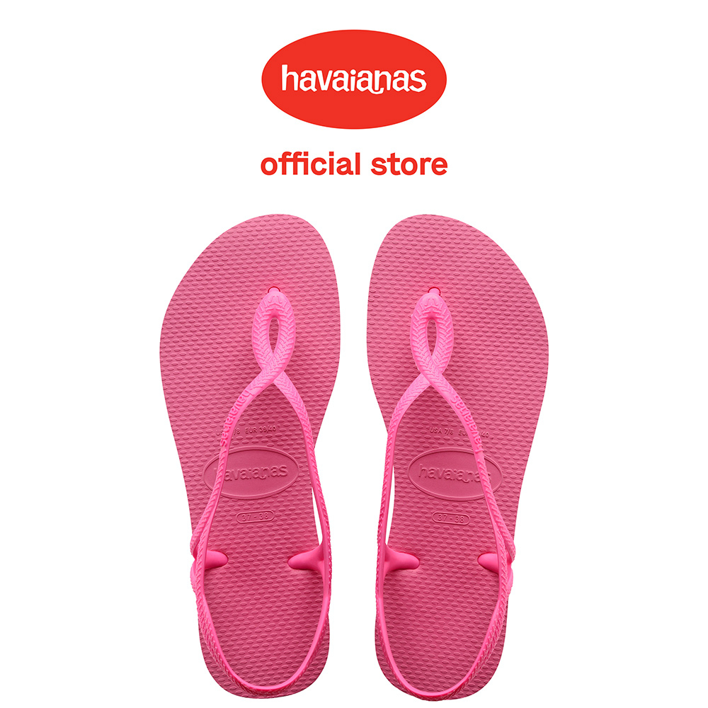 Havaianas 哈瓦仕 涼鞋 拖鞋 夾腳拖 桃紅 Luna 4129697-1766W