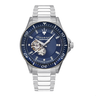 MASERATI 瑪莎拉蒂 | 原廠平行輸入手錶- SFIDA DIAMONDS自動鏤空機械腕錶-R8823140007