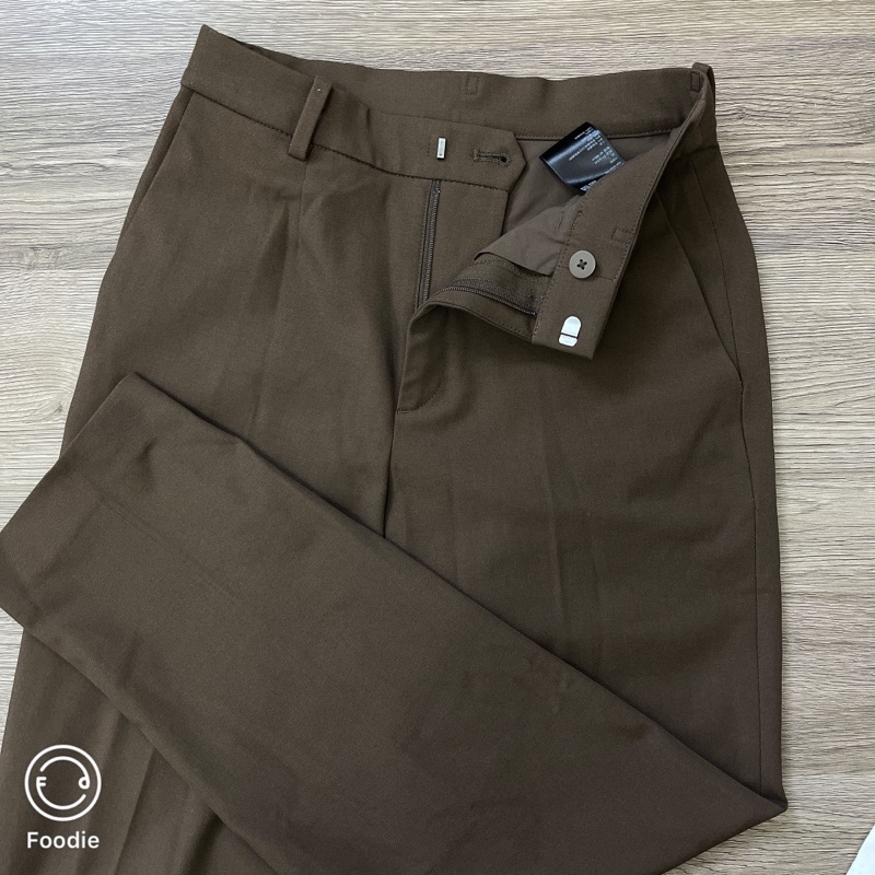[二手］Uniqlo SMART九分褲(尺寸：XS、顏色：棕)
