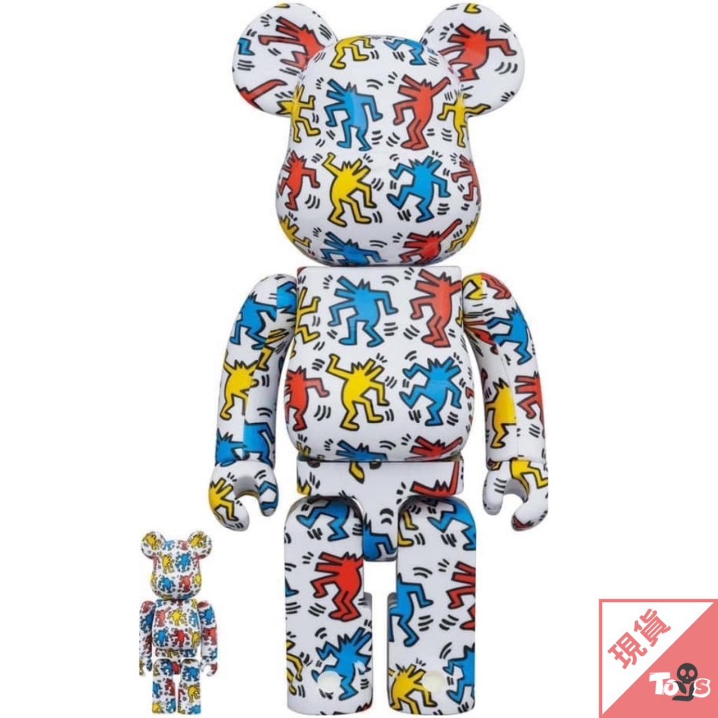 （現貨）BEARBRICK 凱斯哈林 第九代 400+100% 暴力熊 設計師聯名 藝術家 限量 庫柏力克熊 玩具有毒