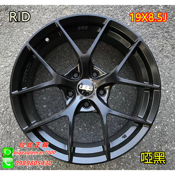 類 BBS RID 啞黑 19吋 5孔114.3 RAV4 CAMRY CX5 CIVIC CRV LEVORG