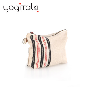 【yogiTalki】MIT 法國日光旅行 天然棉質小拉鍊收納袋(台灣24h出貨)