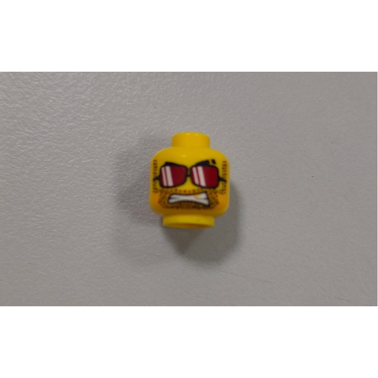 LEGO 樂高 - 墨鏡鑲金牙男士 雙面人偶臉