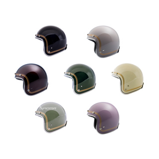 【CHIEF】Helmet Ticuna 共15色 復古安全帽 3/4罩 雙D扣 金屬邊條 復古帽 贈泡泡鏡｜耀瑪騎士