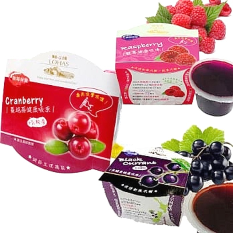 【Barkers】綠邦LOHAS莓果吸凍(180g×6入) ~會員優惠組合(黑醋栗/蔓越莓/馥莓口味)