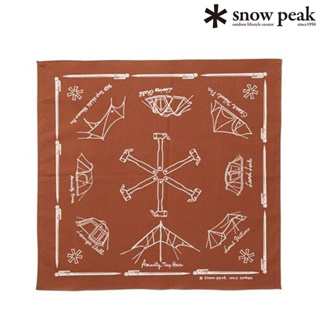 日本-【SNOW PEAK】野遊方巾(日本製) / 100%純棉方巾手帕 / UG-885