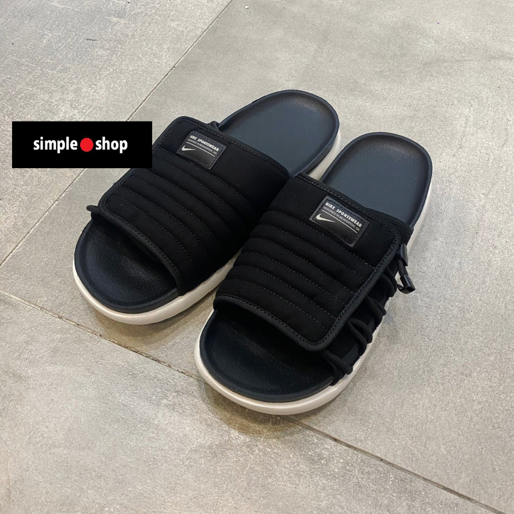 【Simple Shop】NIKE ASUNA 2 運動拖鞋 工裝拖鞋 海綿 厚底拖鞋 黑色 男女 DX6865-002