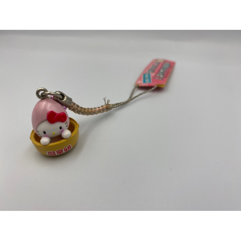 日本箱根限定三麗鷗Hello Kitty溫泉卵造型吊飾（有鈴鐺）