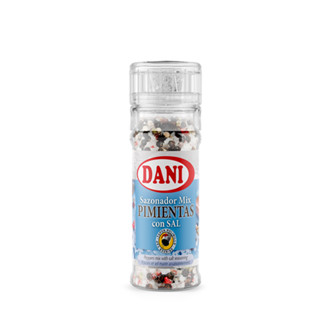 【DANI】西班牙 綜合胡椒粒鹽 70g(效期20250131)【玩饗食庫】胡椒鹽 研磨罐 牛排鹽 研磨胡椒罐 黑胡椒罐