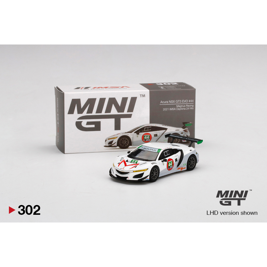 MINI GT #302 Acura NSX GT3 EVO Magnus Racing 2021 IMSA