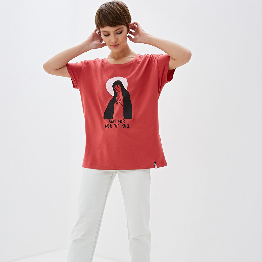 ONETEASPOON | 女 PRAY FOR ROCK ARTIST COLLAB KNOXVILLE TEE T恤