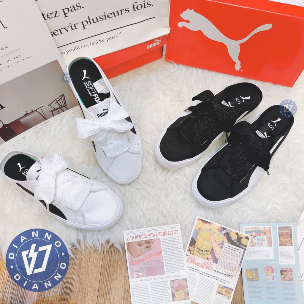 現貨 帝安諾-實體店面 PUMA Bari Mule Ribbon Wns 宣美款 懶人鞋 穆勒鞋 蝴蝶結 382331