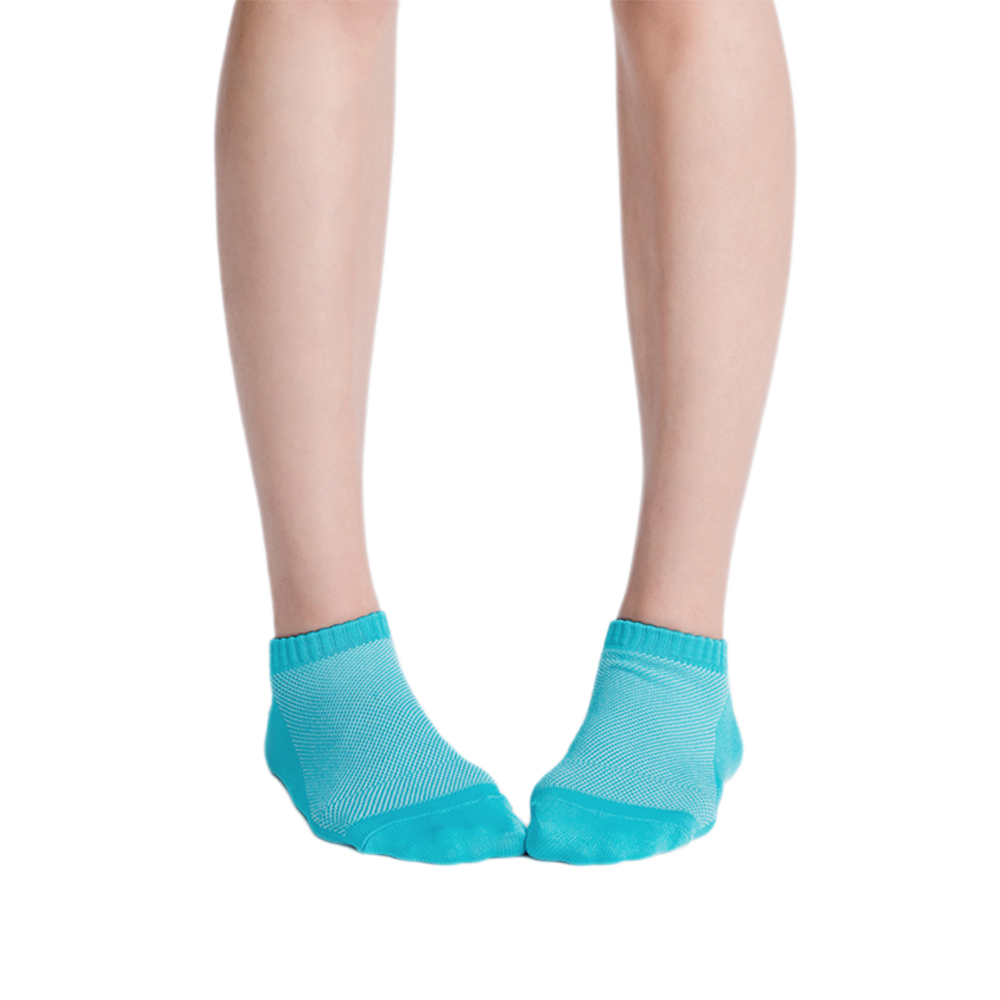 【WIWI】MIT發熱抑菌按摩船型襪(湖水藍 女M-L)0.82遠紅外線 除臭抑菌 吸濕排汗 按摩襪 發熱襪