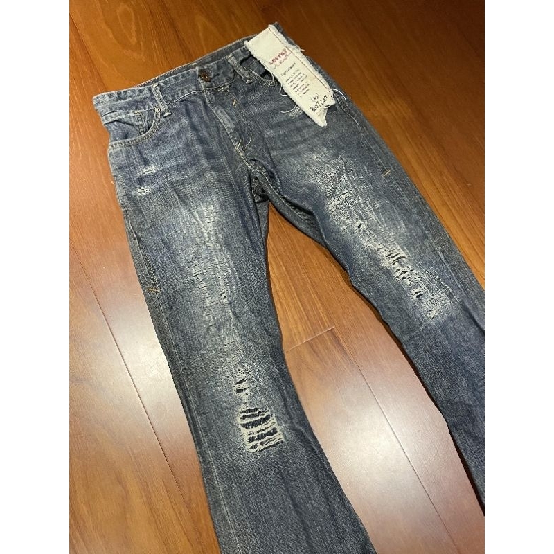 全新正品levis levi's red破壞牛王刷破牛仔褲W30 L32 501 502 503 512 510