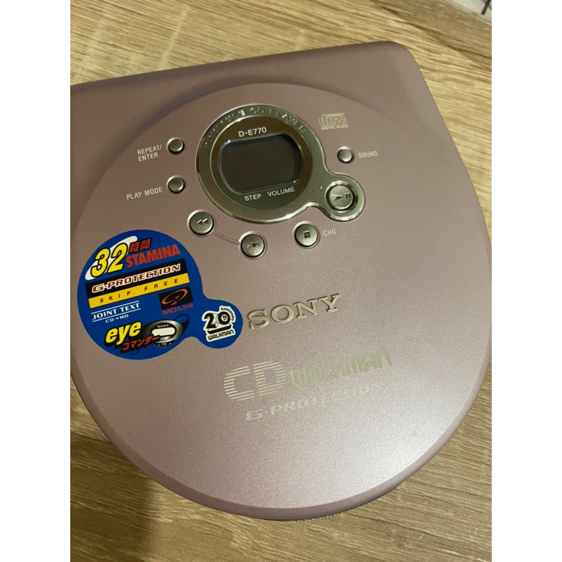 Sony cd隨身聽 D-E770