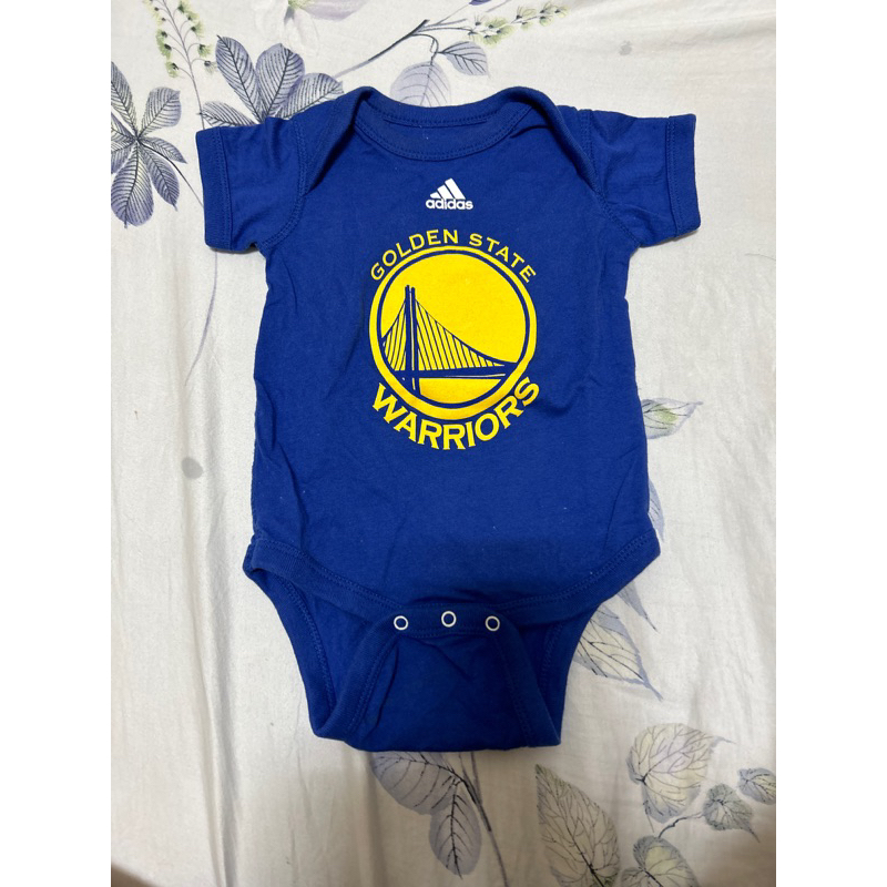 0-3m Adidas 愛迪達 短袖包屁衣 NBA 金州勇士隊 GOLDEN STATE WARRIORS Curry