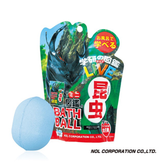 日本BANDAI-學研的圖鑑live昆蟲-入浴球