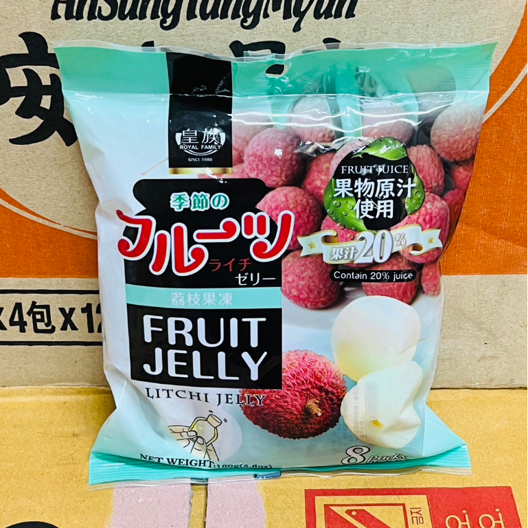 【好煮意】皇族 口袋果凍 荔枝口味(8入)