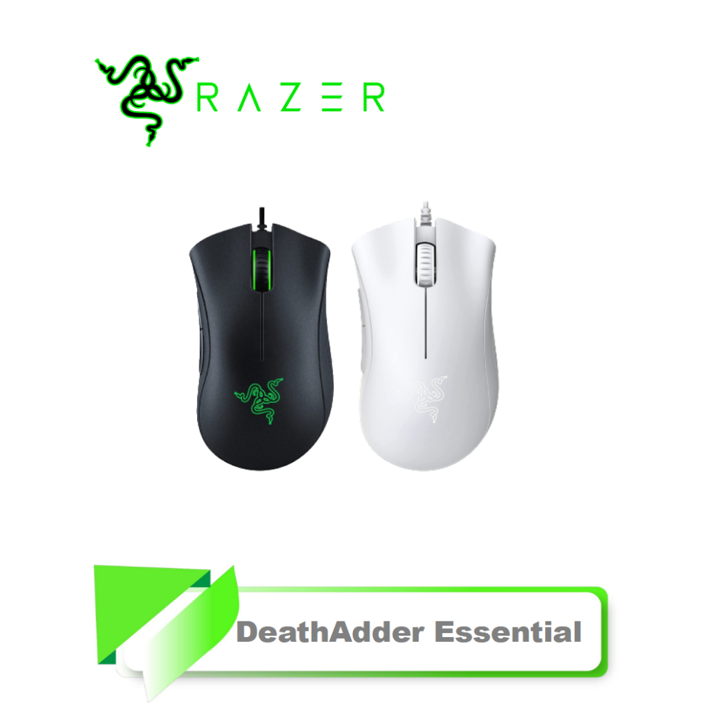 【TN STAR】Razer DeathAdder Essential 蝰蛇標準版 電競滑鼠/簡約經典/6400 DPI