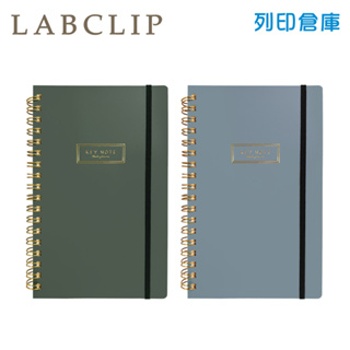 【日本文具】LABCLIP KEYNOTE 22A-MTNT05 B6 3mm方格 120頁鬆緊帶超薄纖細版隨身筆記本