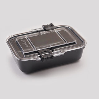 【美國 Prepara 沛樂生活】TRITAN食物保鮮盒 0.7L 極致黑 (便當盒 微波 保鮮盒 耐熱 微波便當盒)