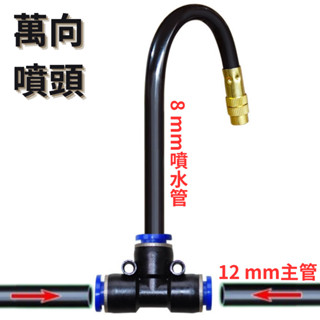 ｜出貨快速｜澆花噴霧系統｜快插噴頭｜施作容易快速｜降溫｜澆花神器｜園藝噴霧｜萬向｜360度｜植物乾枯救星｜