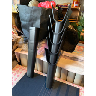 高筒靴專用的鞋撐 黑色塑膠材質圓柱筒狀 30公分