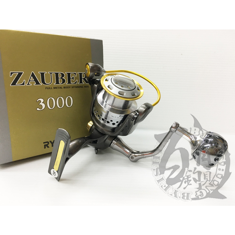 ◎百有釣具◎日本RYOBI ZAUBER 8培林 雙線盃 捲線器1000/2000/3000/4000型～買再送PE線